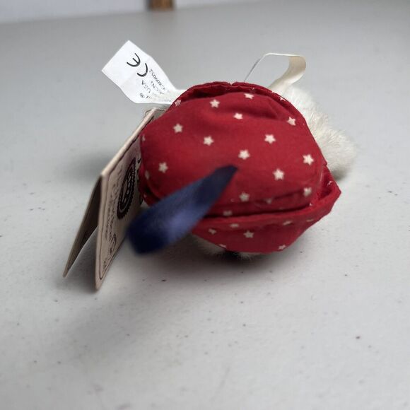 Boyds Bears Mini 4" Jane Plush Stuffed Animal Collectible Ornament Patriotic - Picture 11 of 11